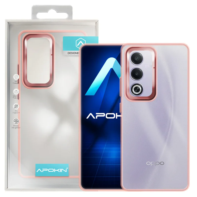 Capa Apokin para Oppo A80 Acrílico Transparente Turquesa - Imagem 5