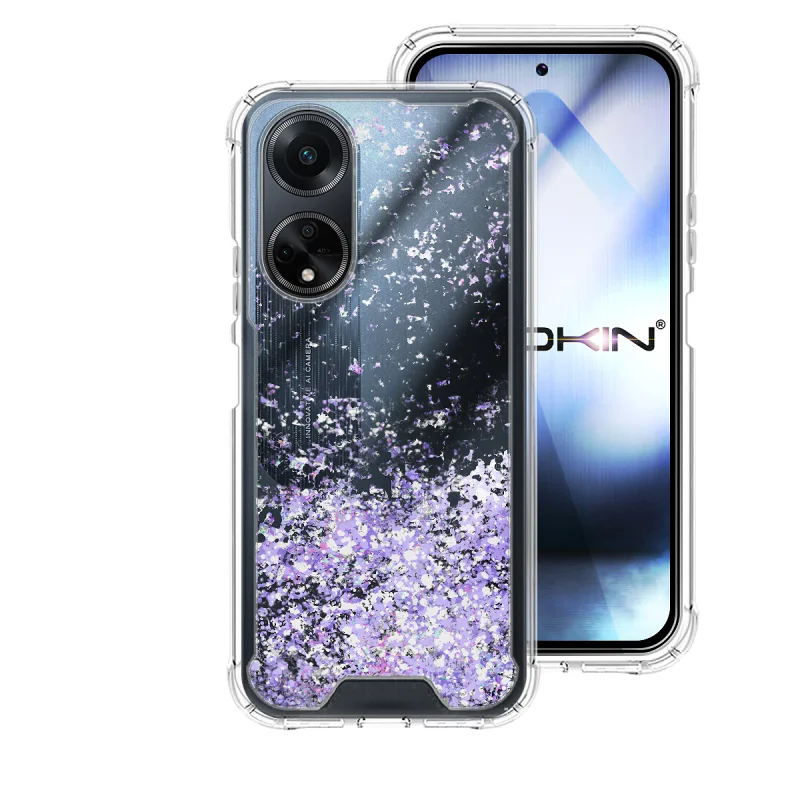 Capa de Gel Apokin com Purpurina para Oppo A98 Variedade de cores - Imagem 2