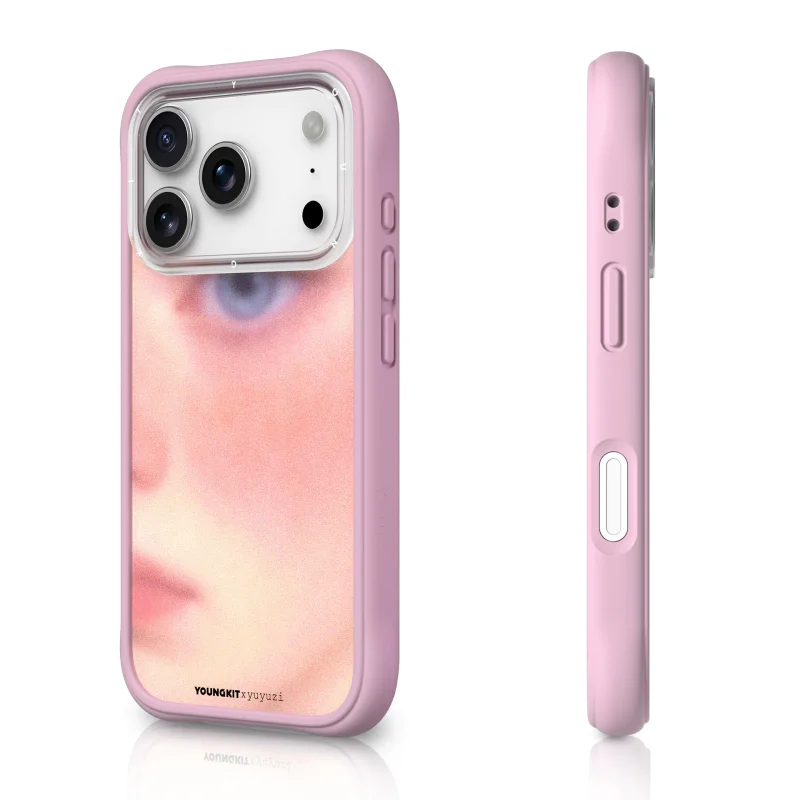 Capa Apokin Youngkit Série Autêntica Magnética para iPhone 17 Pro / 18 Pro Rosa - Imagem 2