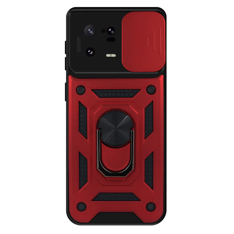 Capa com Anel Suporte e Proteção Deslizante de Câmara Apokin para Xiaomi 13 Lite Preto - Imagem 3