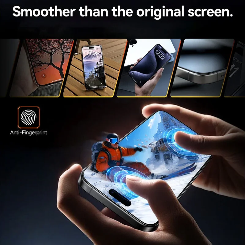 Película de Vidro Temperado Apokin Torras Master Series para iPhone 17 Pro Max Transparente - Imagem 4