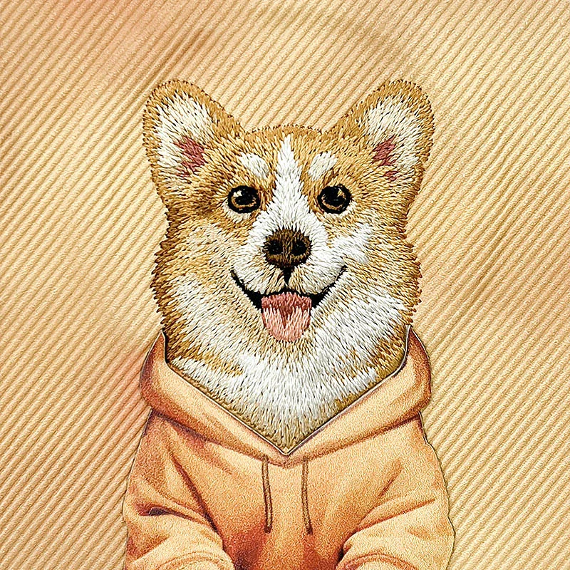 Capa Apokin para iPhone 17 Pro Max / 18 Pro Max com MagSafe e Bordado de Animais Laranja - Imagem 6