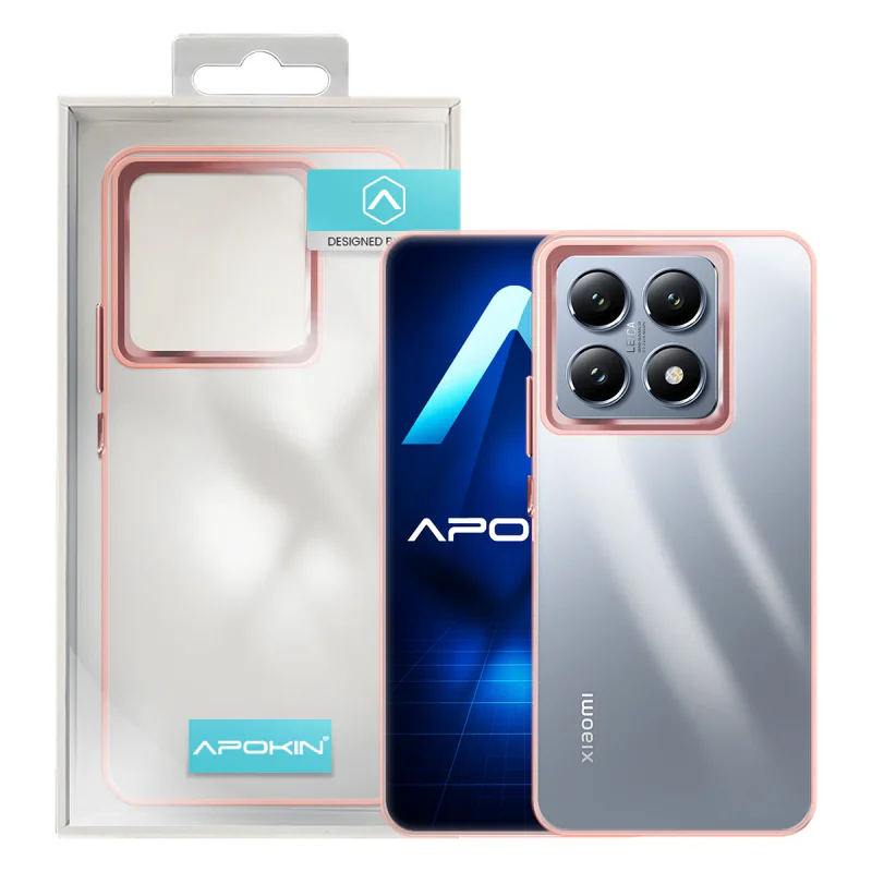Capa Apokin para Xiaomi 14T Pro Acrílica Transparente Branco - Imagem 5