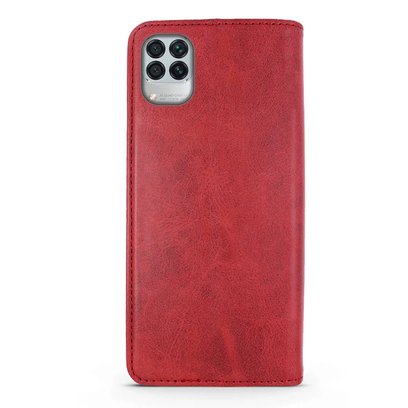 Capa Pele Sintética Apokin para Huawei P40 Lite com Porta-cartões Rosa - Imagem 3