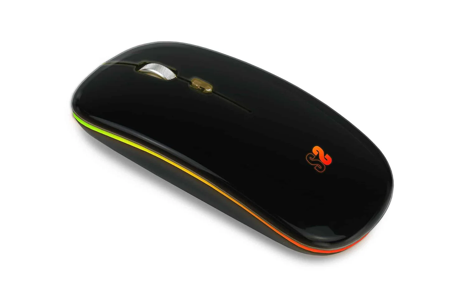 Rato Sem Fios Subblim LED Dual Flat Bluetooth + 2,4 GHz Recarregável 1600 DPI Preto - Imagem 2