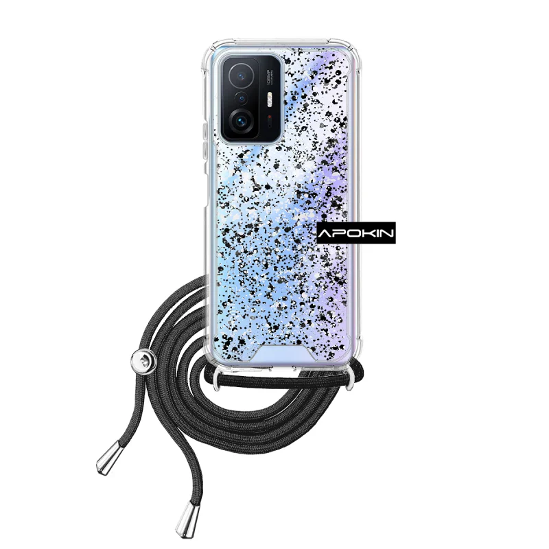 Capa de Gel Apokin Transparente com Cordão para Xiaomi 11T e 11T Pro Variedade de cores - Imagem 5