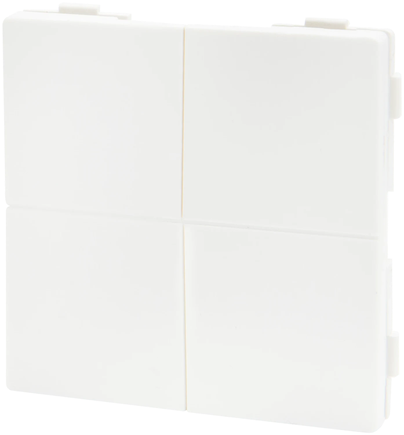 Interruptor Inteligente Shelly BLU Wall Switch 4 ZB Bluetooth e Zigbee de 4 Botões a Pilha (sem Adaptador) - Imagem 1