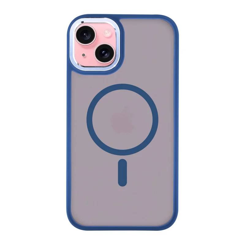 Capa Apokin para iPhone 15 com Alumínio e MagSafe Fumado Variedade de cores - Imagem 2