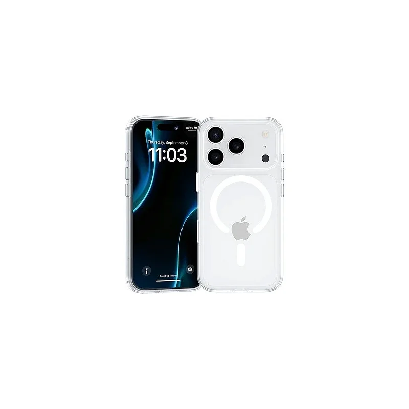 Capa Benks Crystal Apokin para iPhone 17 Pro Max e 18 Pro Max Magnética Transparente