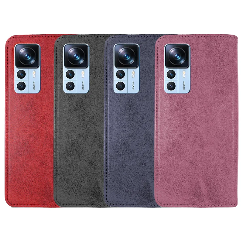 Capa com Porta-cartões Apokin para Xiaomi 12T Pro Pele Sintética Azul