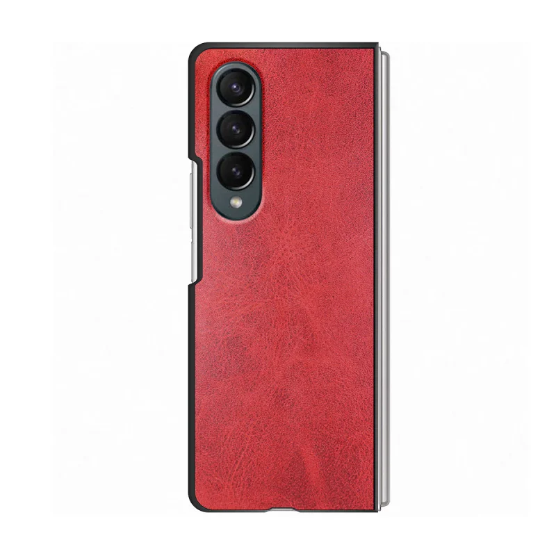 Capa Apokin para Samsung Galaxy Z Fold 4 Pele Sintética Preto - Imagem 5