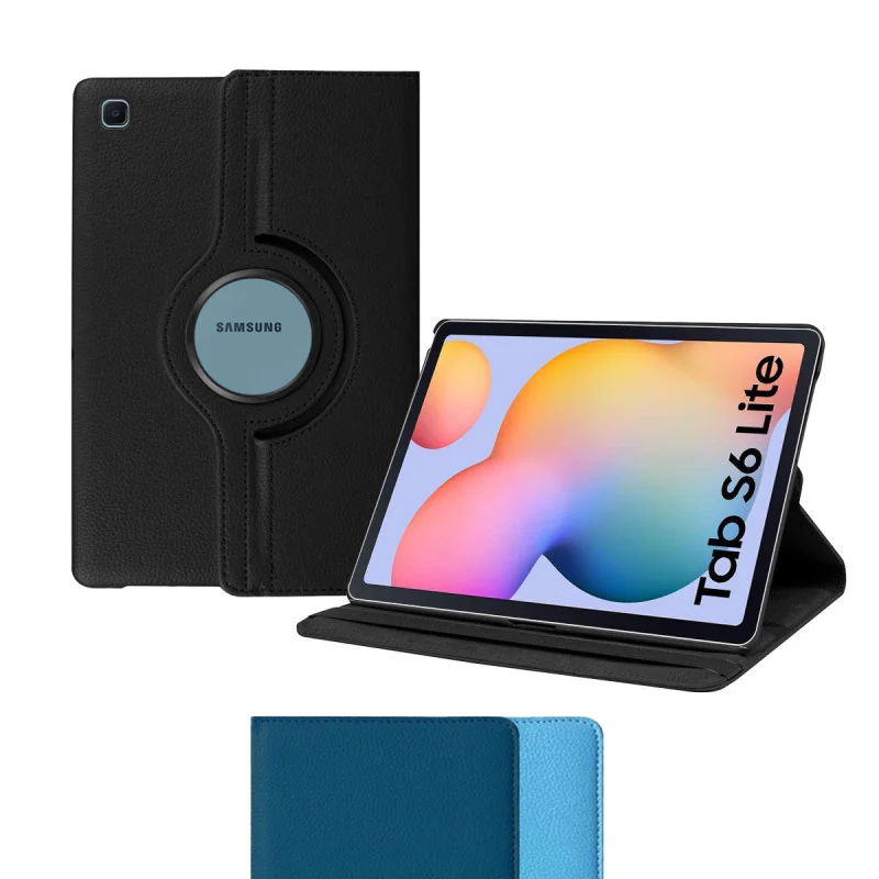 Capa Apokin Giratória para Samsung Galaxy Tab S6 Lite 10,4 polegadas Preto