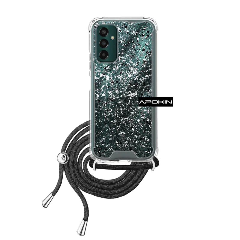 Capa de Gel Apokin para Samsung Galaxy M13 4G e M23 5G Transparente com Cordão Variedade de cores - Imagem 5