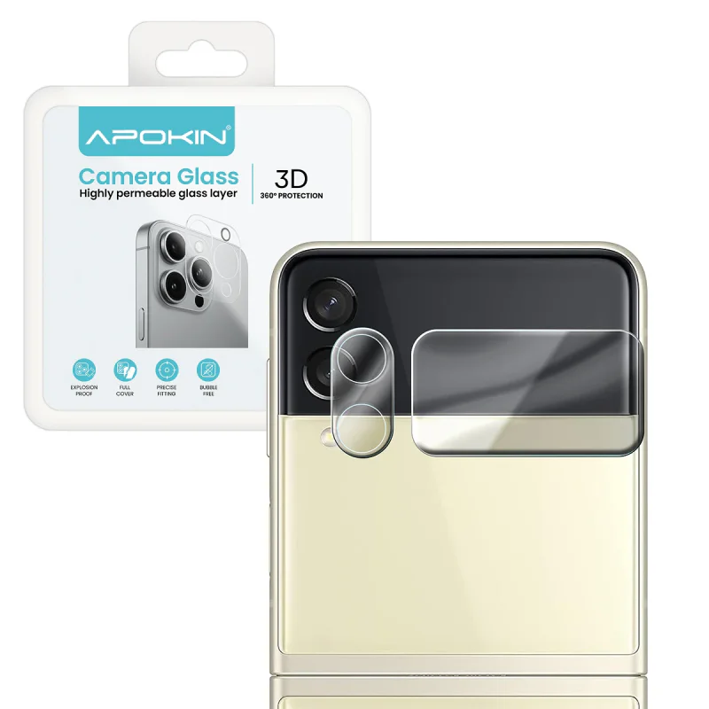 Protetor de Câmara Traseira em Vidro Temperado Apokin para Samsung Galaxy Z Flip 3