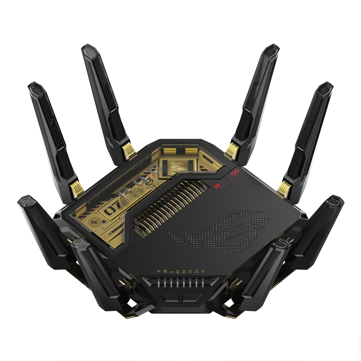 Router Gaming Asus ROG Rapture GT-BE98 Wi-Fi 7 Quad-band BE25000 2x 10G