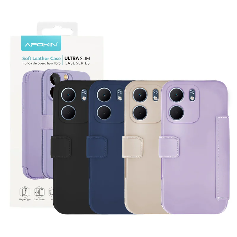 Capa Apokin em Silicone Macio para Oppo A5x Rosa Claro