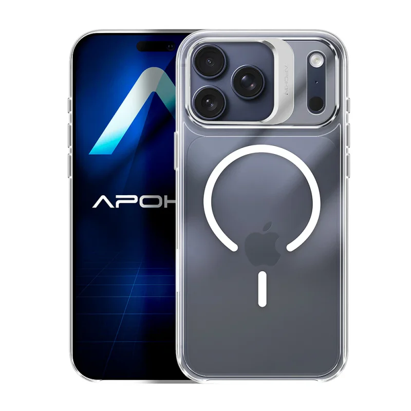 Capa Apokin para iPhone 17 Pro Max / 18 Pro Max Acrílica com MagSafe Transparente - Imagem 2