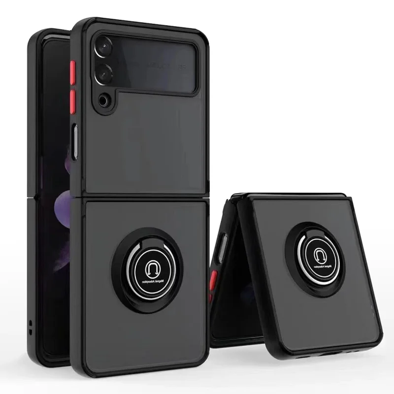 Capa Apokin para Samsung Galaxy Z Flip3 Gel Magnética com Suporte Fumada Vermelho - Imagem 4