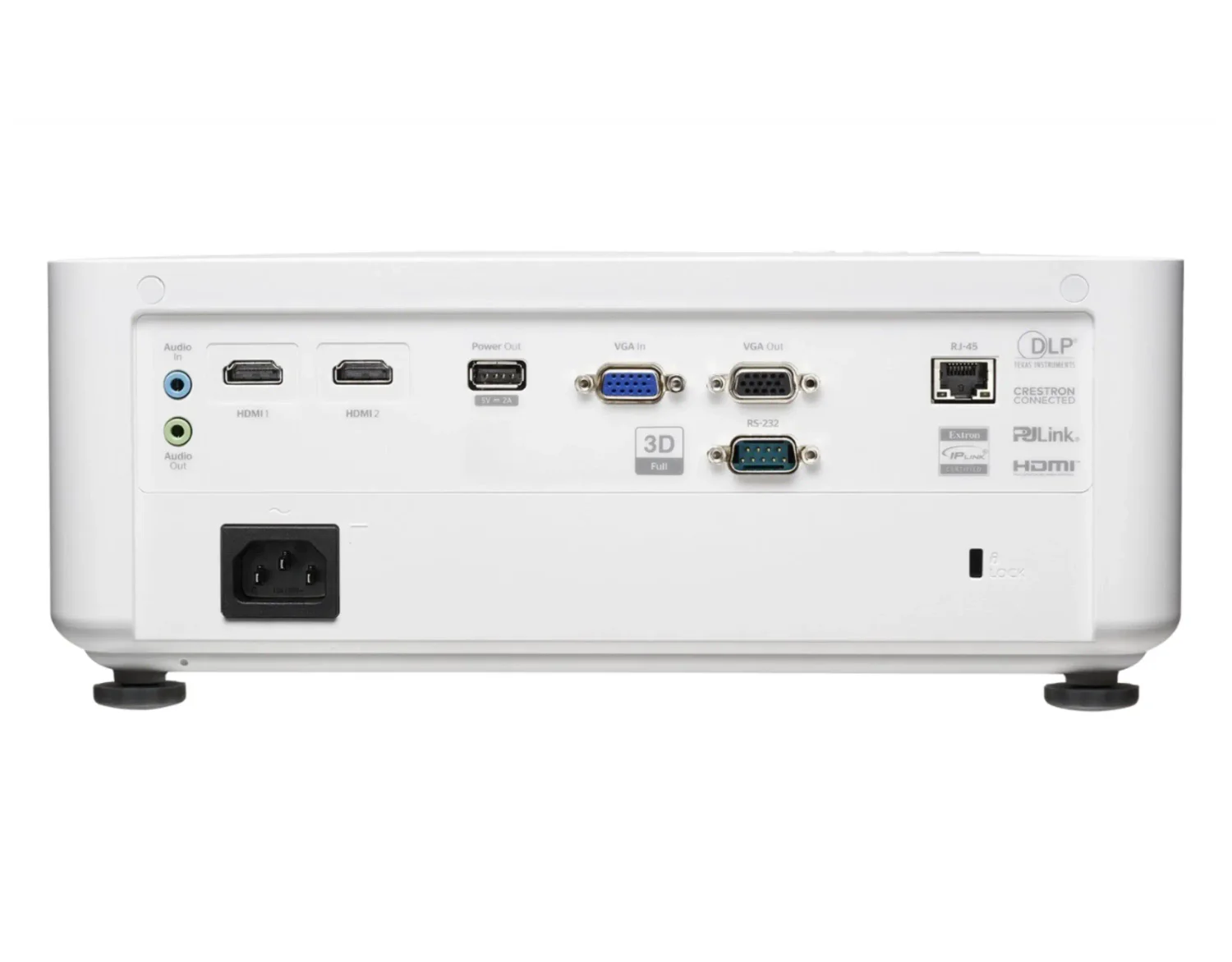 Projetor Optoma LW351ST DLP 4LED WXGA 3500 Lúmenes Curta Distância HDMI/VGA/RS232 Branco - Imagem 5