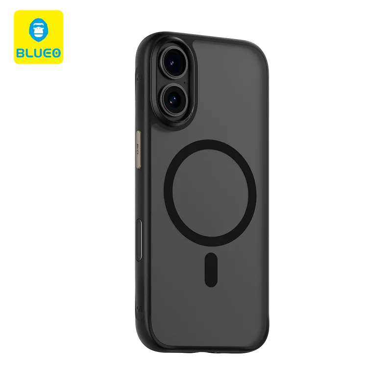 Capa Apokin BLUEO para iPhone 17 Magnética Antimanchas e Antiderrapante Preto - Imagem 4