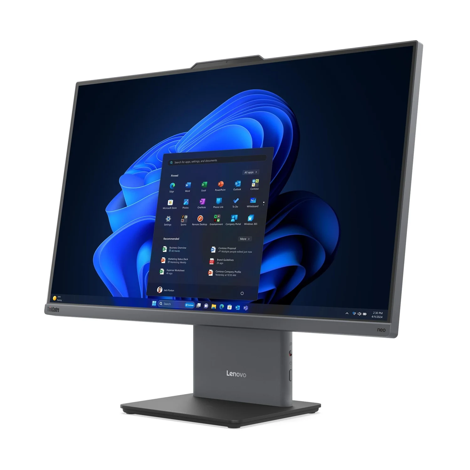 Computador All-in-One Lenovo ThinkCentre neo 50a G6 24" Intel Core Ultra 5 226V 16GB 512GB SSD Windows 11 Pro - Imagem 3