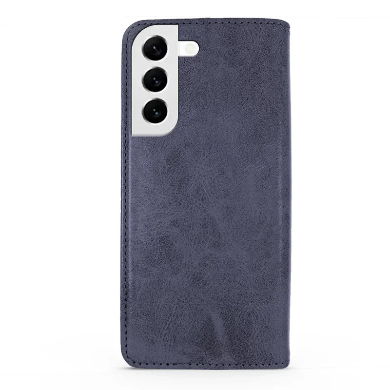Capa Flip Apokin para Samsung Galaxy S22 Plus em Polipele com Porta-cartões Vermelho - Imagem 5