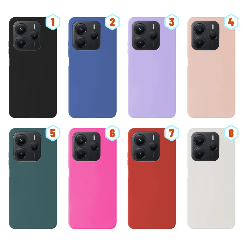 Capa Apokin para Xiaomi Redmi Note 14 5G Silicone Líquido com Efeito Pele Variante 7 - Imagem 1