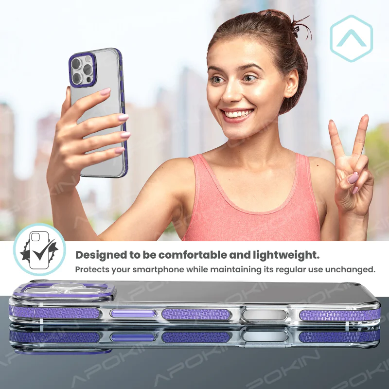 Capa Apokin Reforçada para Xiaomi Redmi Note 14 Pro 5G e Poco X7 Branco - Imagem 5