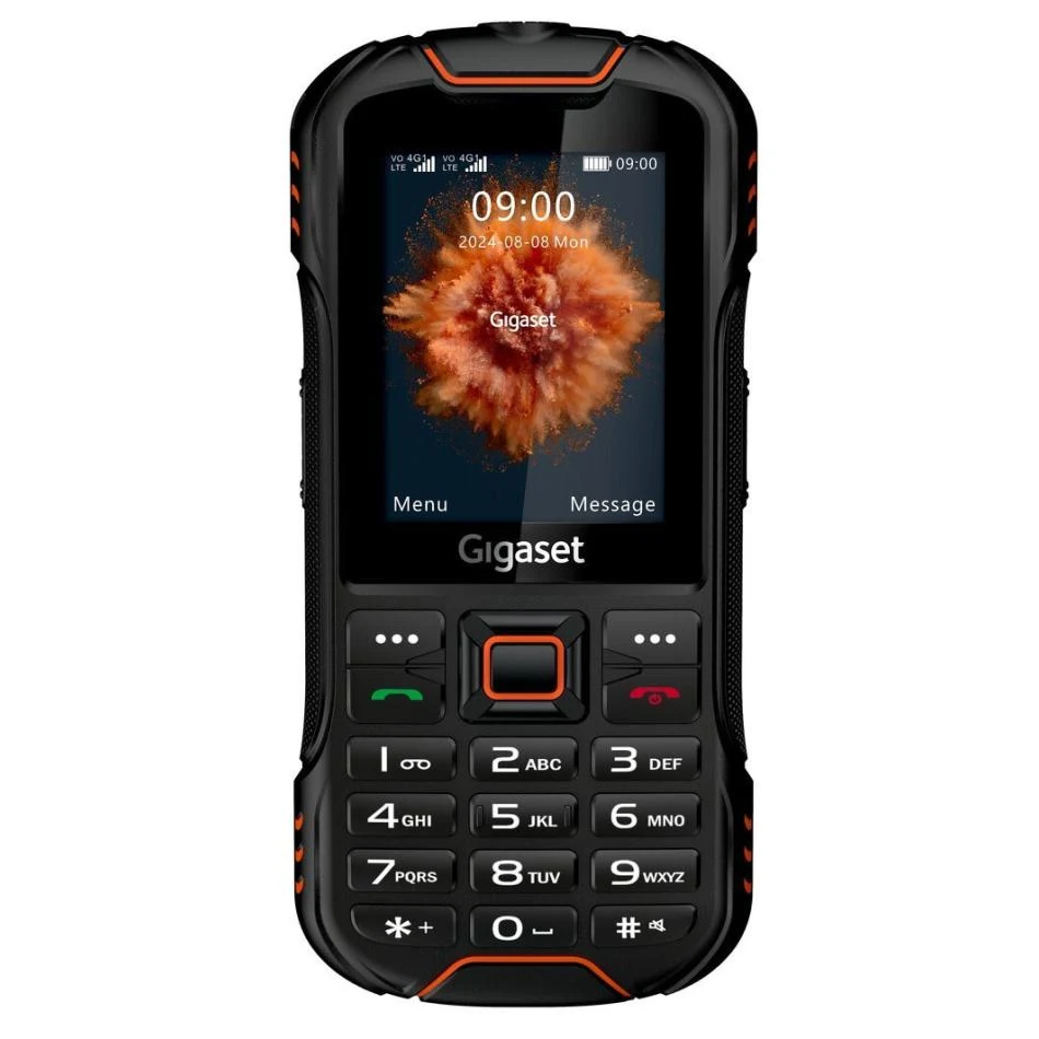 Telemóvel Robusto Gigaset GLX8 Plus 4G Dual SIM 2.4" IP68 Preto