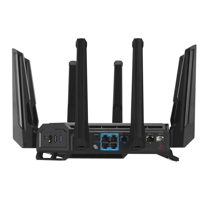 Router Gaming Asus ROG Rapture GT-BE98 Wi-Fi 7 Quad-band 25 Gbps - Imagem 3