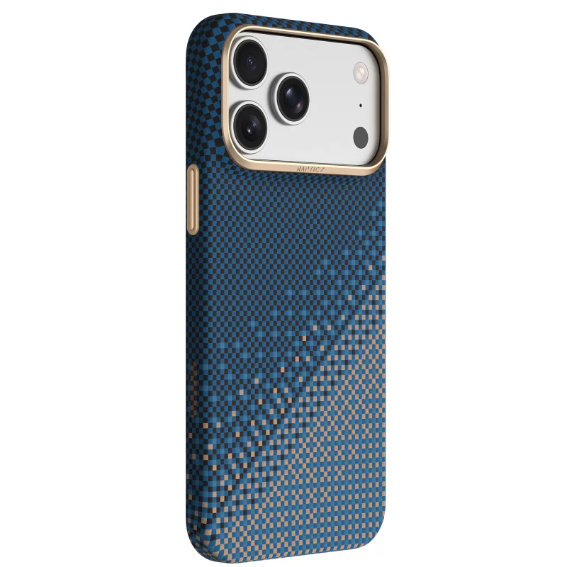 Capa Apokin RAPTIC Aramid Skin para iPhone 18 Pro com MagSafe Esmeralda - Imagem 3