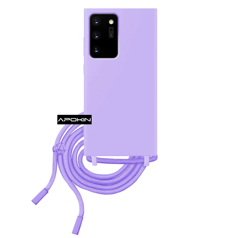 Capa Apokin para Samsung Galaxy Note 20 Ultra Flexível com Cordão Rosa - Imagem 4