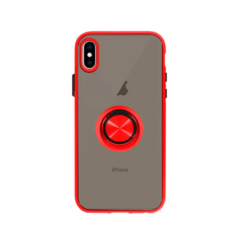 Capa de Gel Apokin Fumada com Íman e Suporte para iPhone XS Max Variedade de cores - Imagem 4