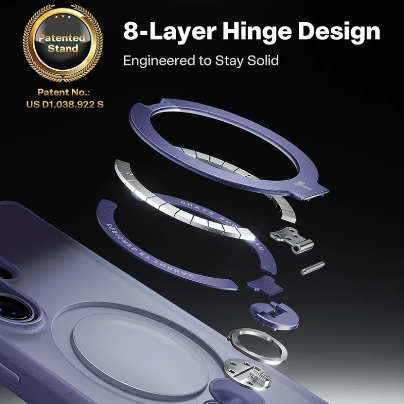 Capa Apokin Ostand Spin Series para Samsung Galaxy S26 Ultra Transparente - Imagem 6