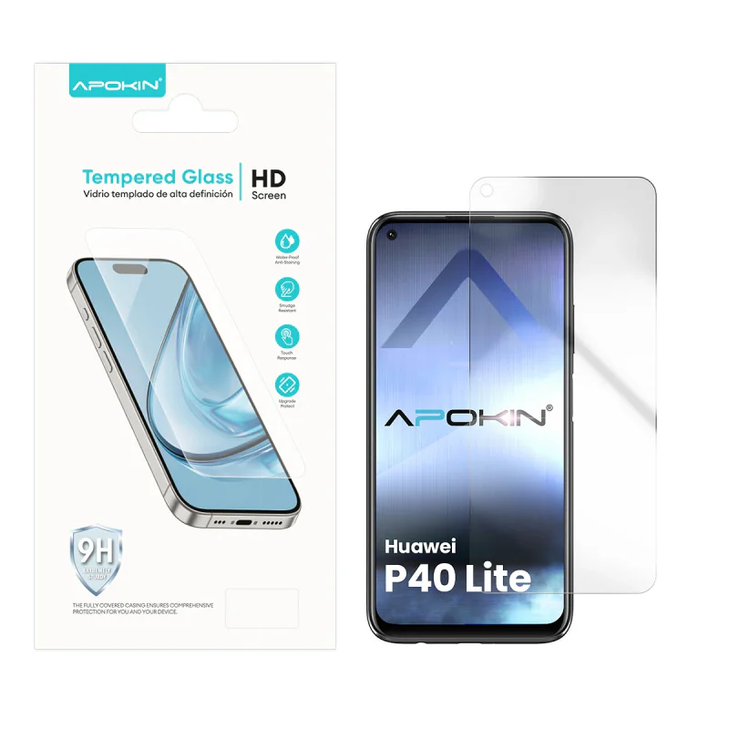 Película de Vidro Temperado Apokin para Huawei P40 Lite 5G e Honor 30S Transparente