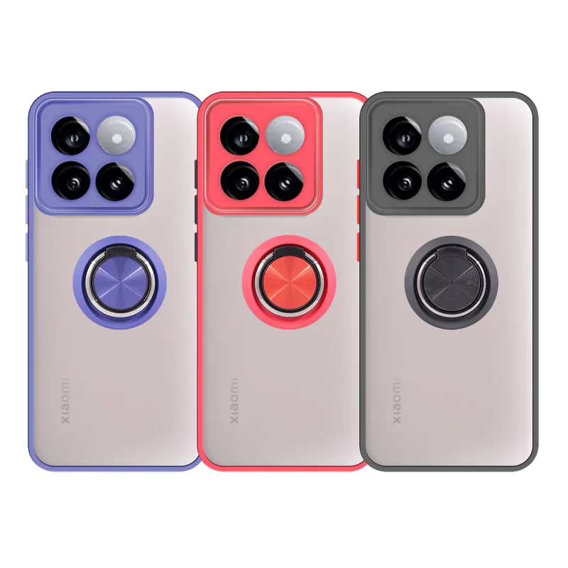 Capa Apokin para Xiaomi 14 Pro Gel Fumado com Íman e Suporte Variedade de cores - Imagem 1