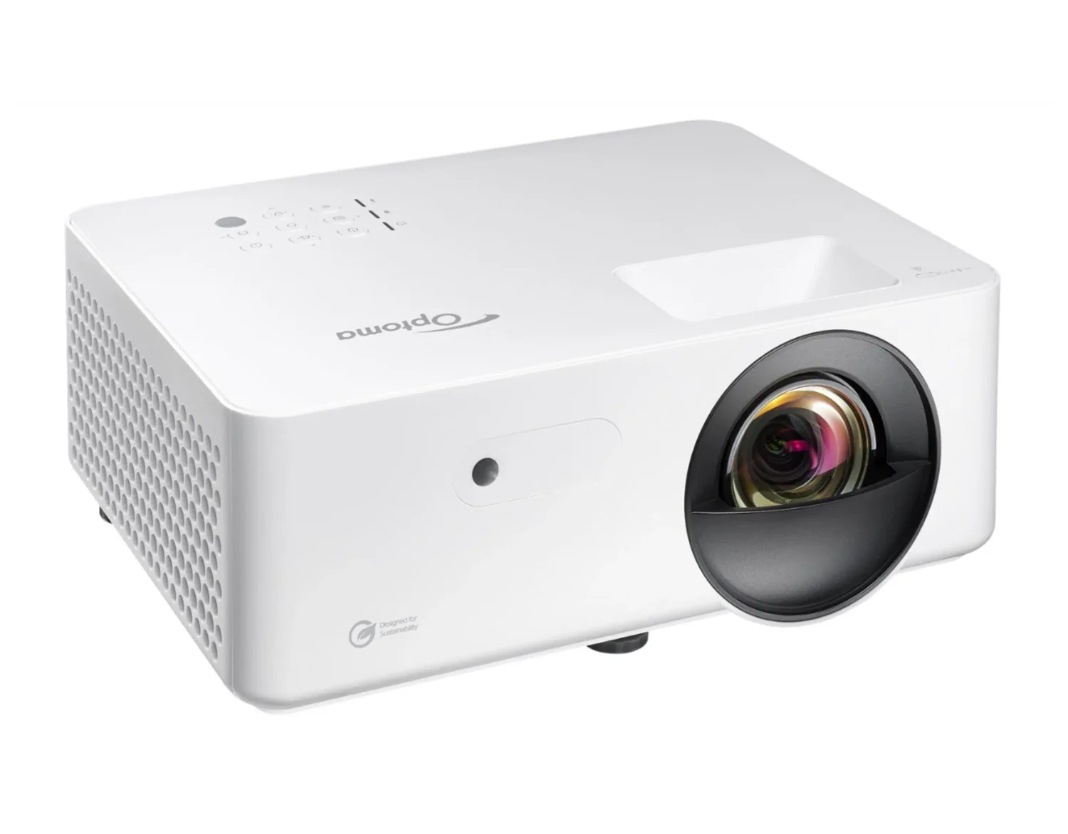 Projetor Optoma LW351ST DLP 4LED WXGA 3500 Lúmenes Curta Distância HDMI/VGA/RS232 Branco - Imagem 2