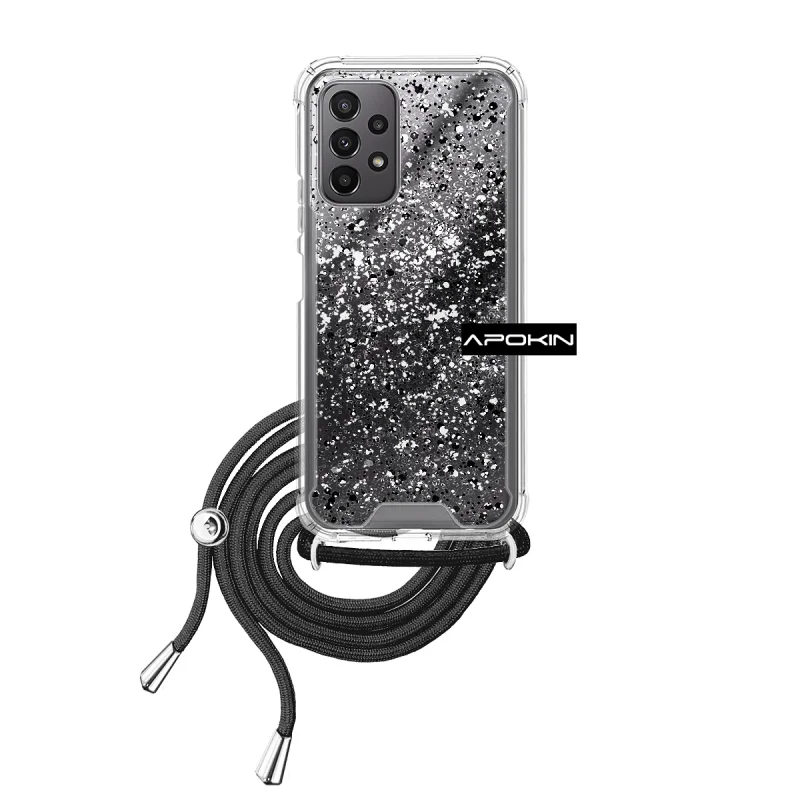 Capa de Gel Apokin com Cordão para Samsung Galaxy A23 e M23 Transparente Variedade de cores - Imagem 5