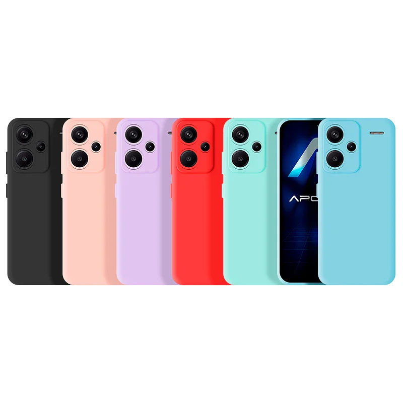 Capa Air Apokin em Silicone Macio para Xiaomi Redmi Note 13 Pro Plus 5G Azul turquesa - Imagem 1
