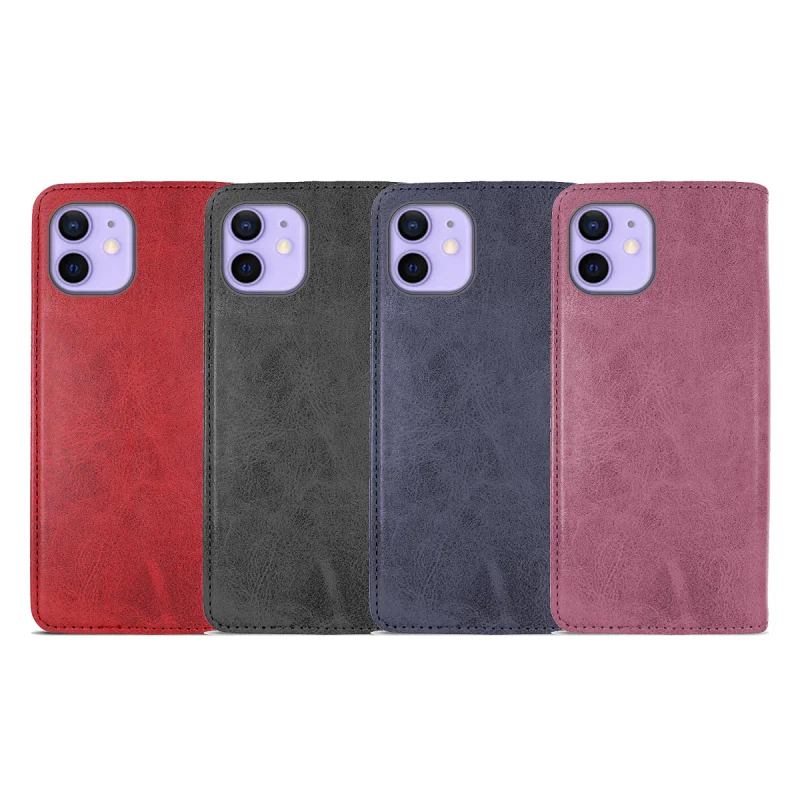 Capa Apokin para iPhone 11 com Porta-cartões em Pele Sintética Azul - Imagem 1