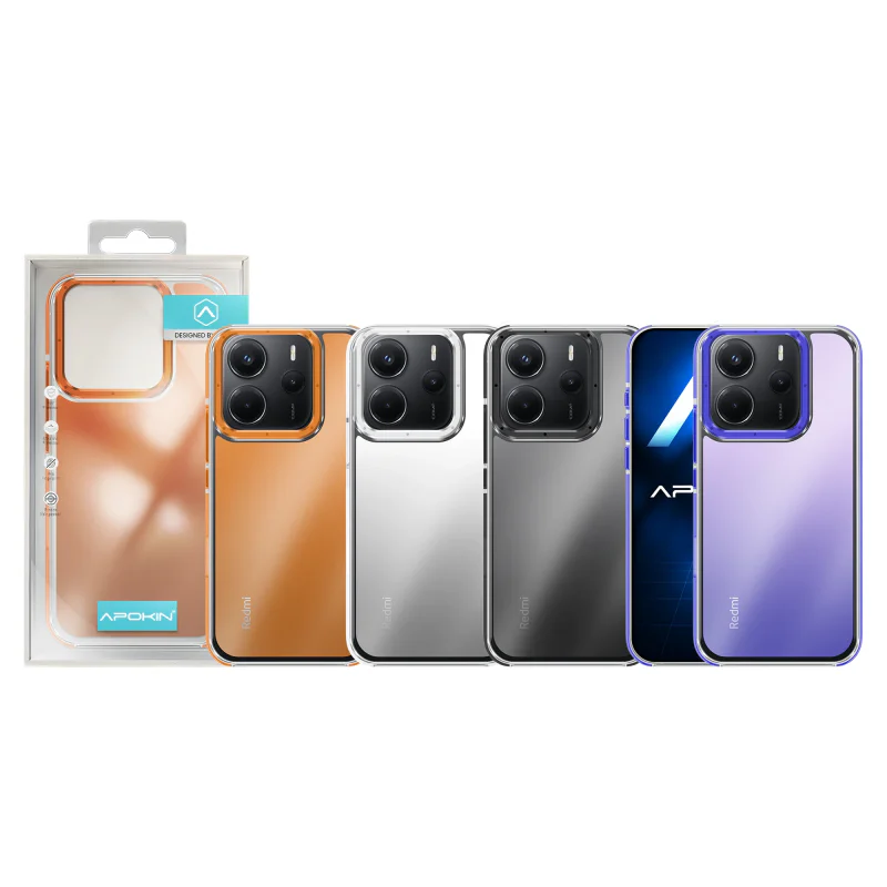 Capa Camaleão Apokin para Xiaomi Redmi Note 14 4G Preto
