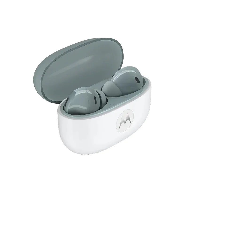 Auriculares Motorola Moto Buds 2 Ultra Pantone Temple Gray Cinza - Imagem 4
