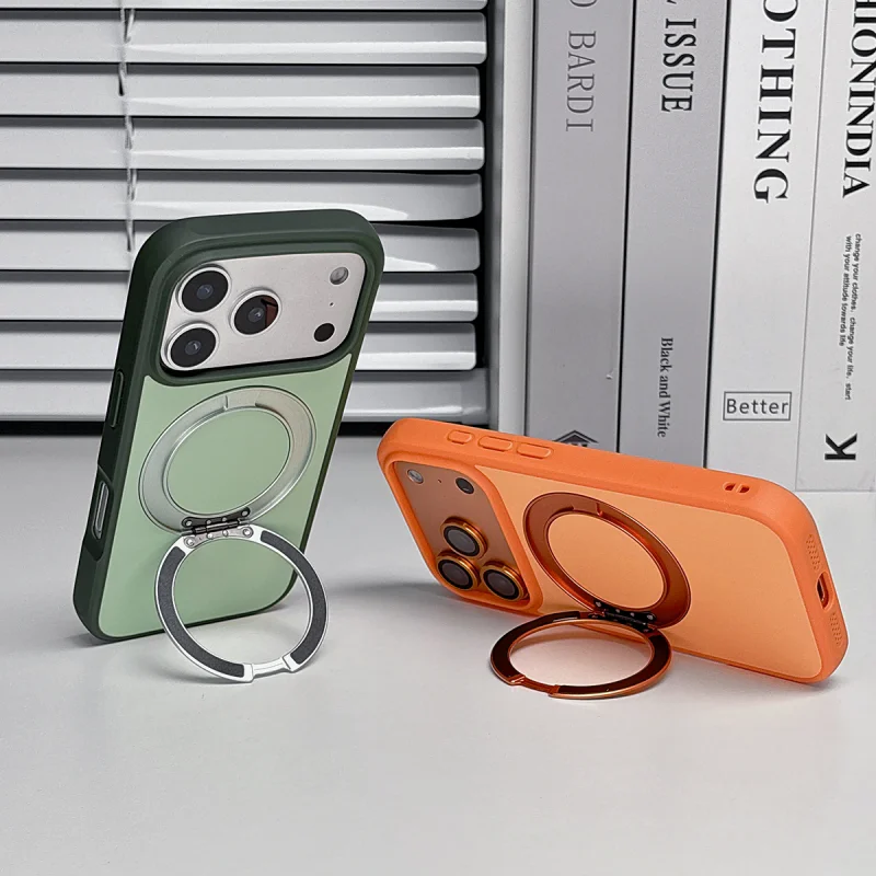 Capa Apokin para iPhone 17 Pro Max / 18 Pro Max Mate com Aro MagSafe Branco - Imagem 6