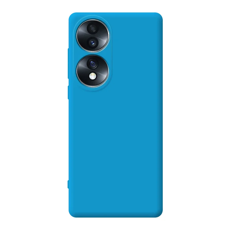Capa Apokin para Honor 70 Silicone Macio com Proteção de Câmara 3D Vermelho - Imagem 6
