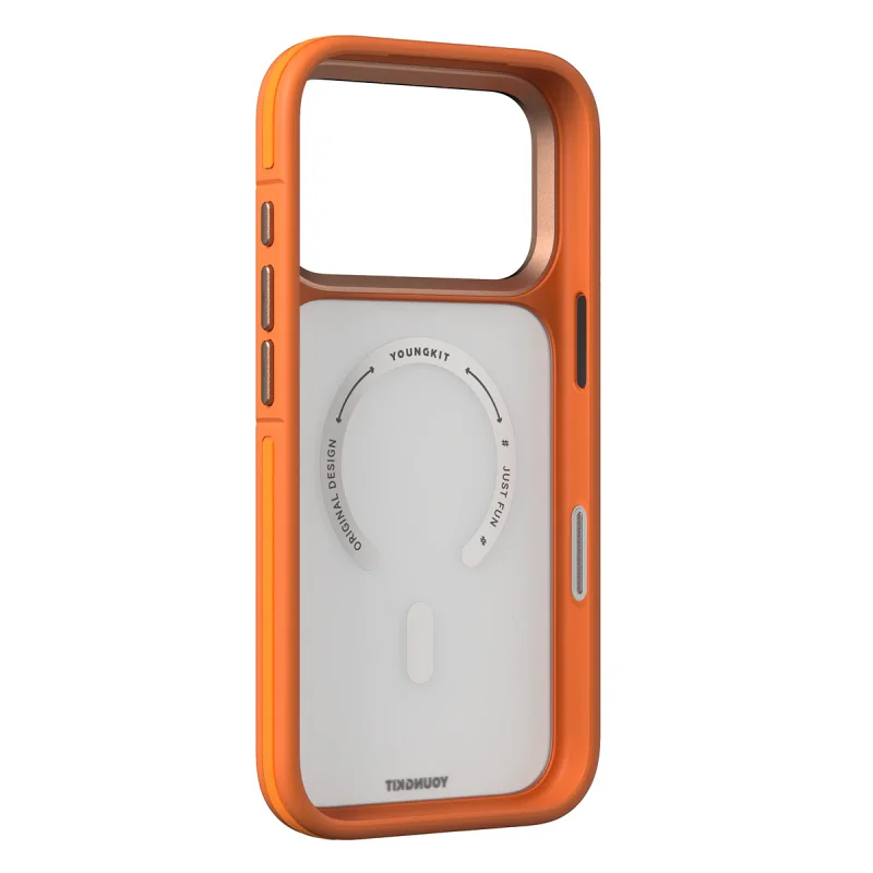 Capa Apokin para iPhone 17 Pro Max e 18 Pro Max Youngkit Areia Rochosa Laranja - Imagem 6