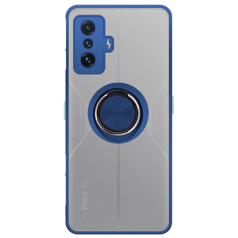 Capa Apokin para Xiaomi Poco F4 Gel Fumada com Íman e Suporte Variedade de cores - Imagem 3