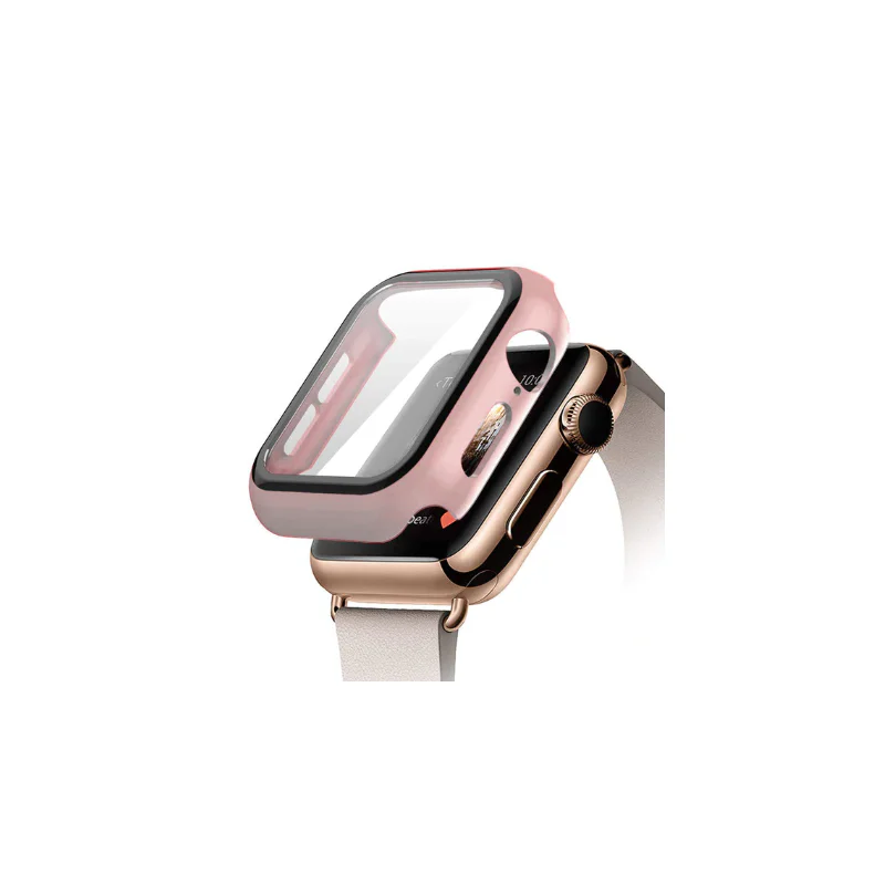 Capa e Película Protetora Apokin para Apple Watch 38 mm Preto - Imagem 4