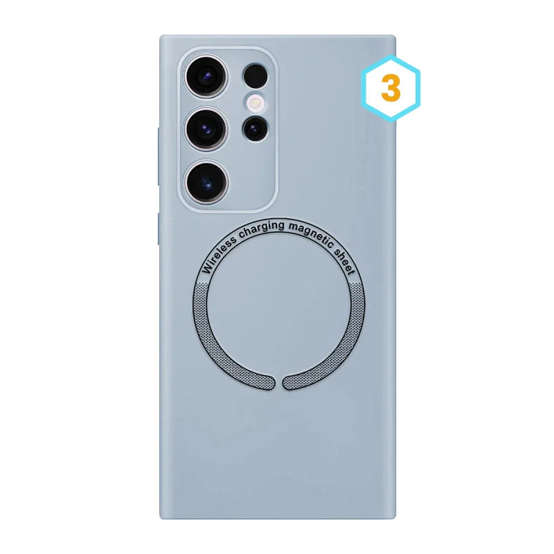 Capa Apokin para Samsung Galaxy S23 Ultra Silicone Líquido com MagSafe Modelo 10 - Imagem 4