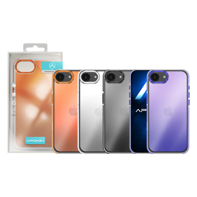 Capa Camaleão Apokin para iPhone 16E / 17E Laranja - Imagem 1