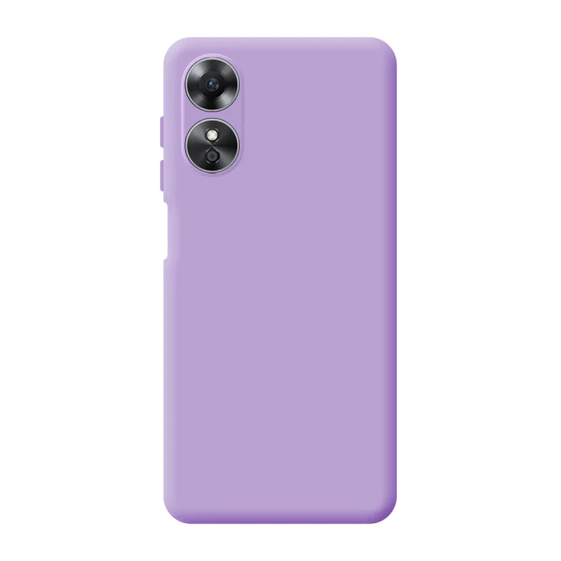 Capa Apokin Silicone Flexível com Proteção de Câmara 3D para Oppo A17 4G Azul Turquesa - Imagem 4